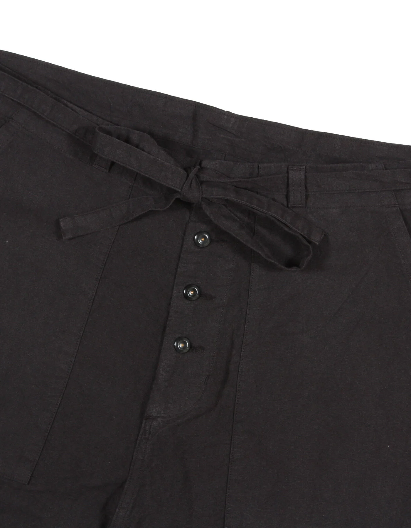 RIKU PANTS - LN - BLACK | Prospective Flow | Japanese Fashion for